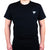 Tee-shirt noir Valiant logo texte aligné Pixminds