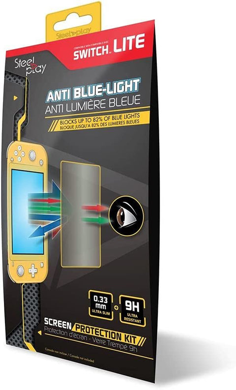 Verre de Protection d'Écran- 9H Anti Lumière Bleue (SWITCH LITE) Pixminds